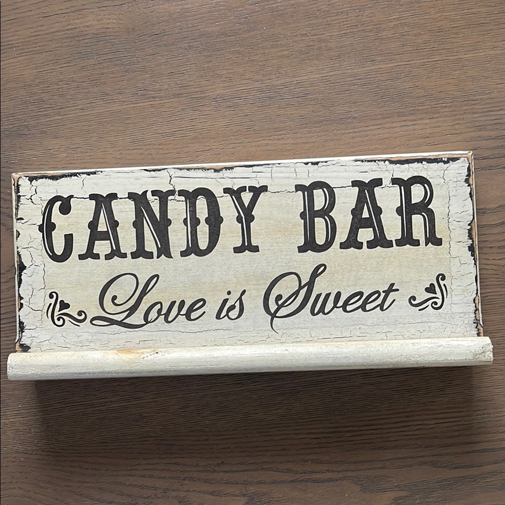 Candy Bar Sign